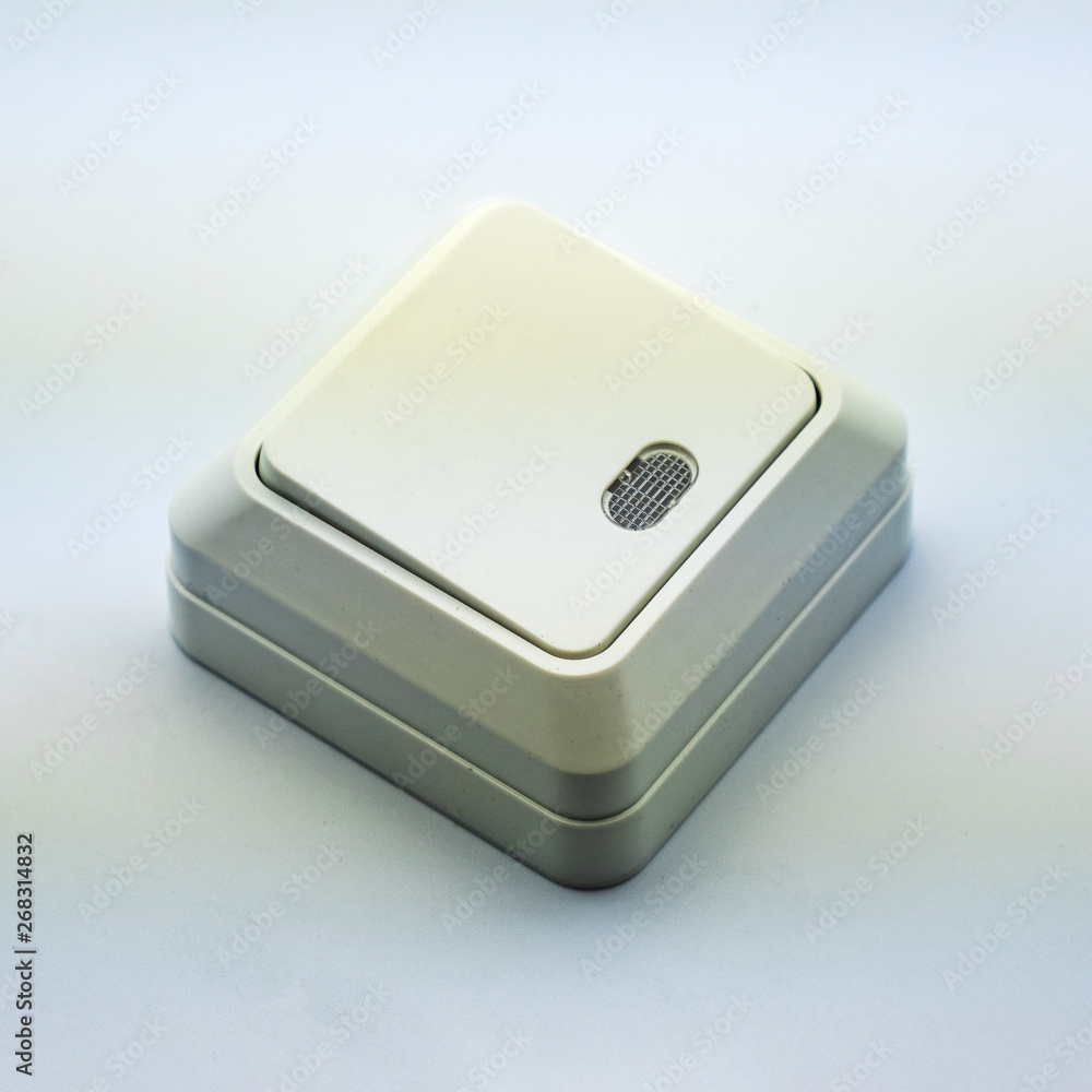 Picture on a white background electrical switch for mounting electrics in the wall. Perfect for filling the catalog of a modern iniernet store on the site. Picture on a white background electrical switch for mounting electrics in the wall. Perfect for filling the catalog of a modern iniernet store on the site.