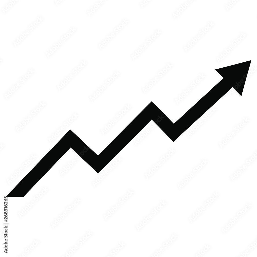 Success vector icon. arrow icon illustration. Success vector icon. arrow icon illustration.