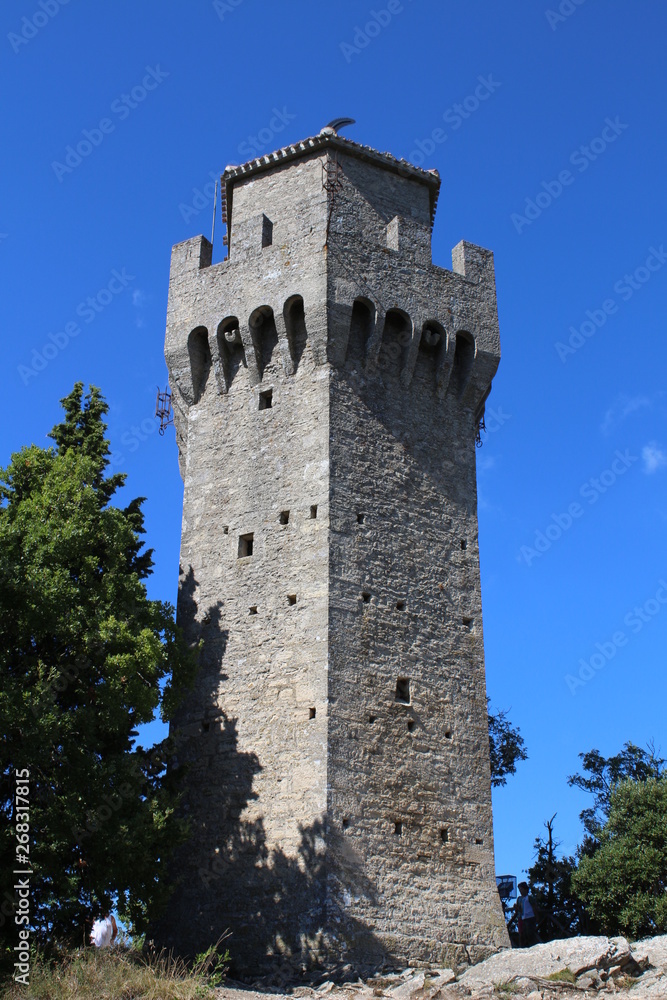 View of San Marino Third Tower (San Marino Republic)