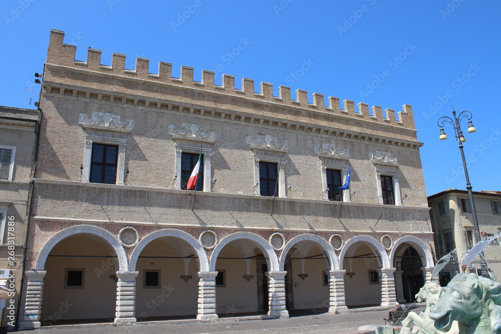 View of Palazzo Ducale (Pesaro, Marche, Italy)