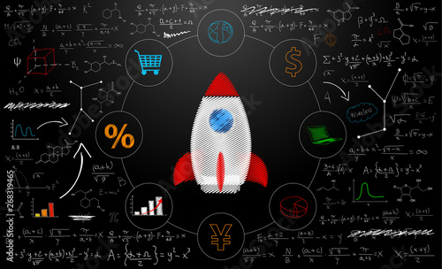 startup, impresa, inizio, partenza, investimento, lavagna
