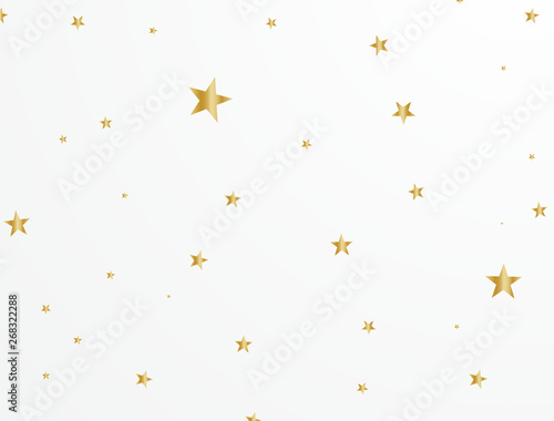 Golden star background  beautifully arranged  illustration