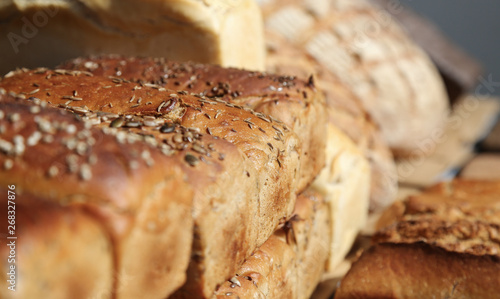 фотографія Loafs of bread background