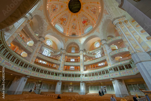 Frauenkirche Dresden Innenraum photo