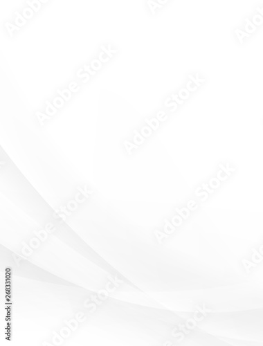 Smooth gray and white wave background. Modern design.