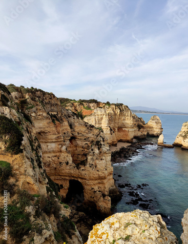 Cliffs of the algarve region of Portugal © Arina