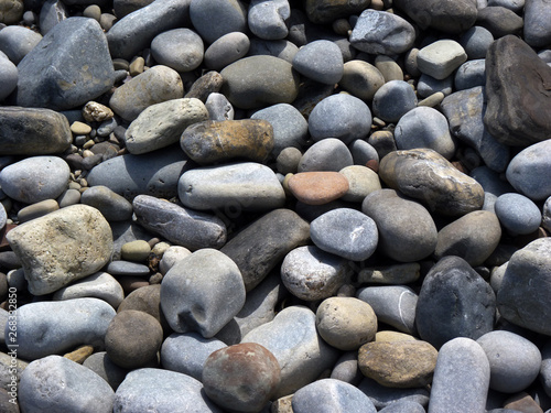 pebbles on the beach 