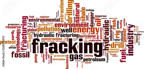 Fracking word cloud