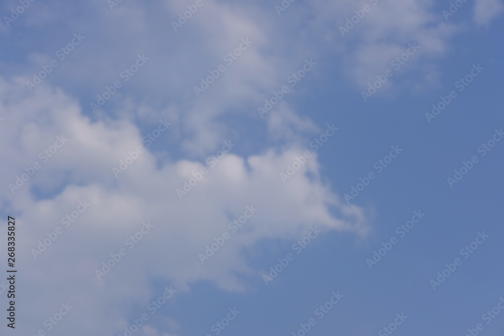 white clouds in the sky