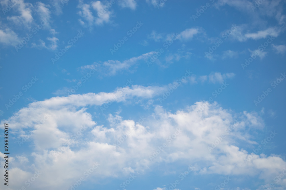 Background and texture of blue sky with white clouds Background and texture of blue sky with white clouds