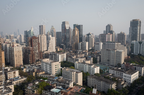 skyline in the old town of guangzhou china photo