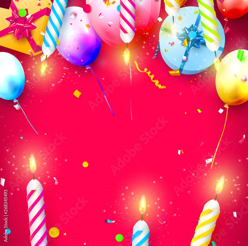 Happy birthday party template