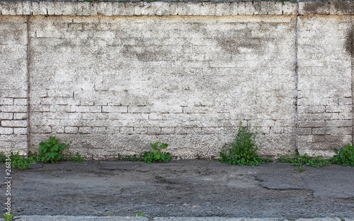 Grunge aged texture street urban background old brick wall screensaver model shooting