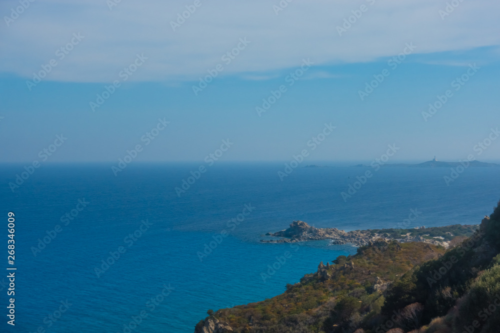 Sardinia Coast Seen from Above
