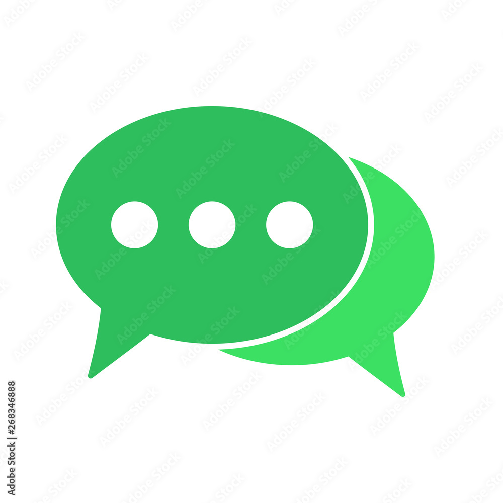 Speech bubble vector icon Speech bubble vector icon