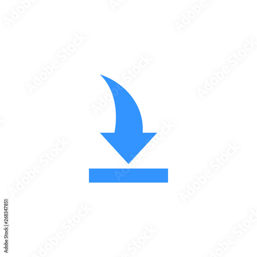 Free Download Modern Download Button Icon - GFXLoad