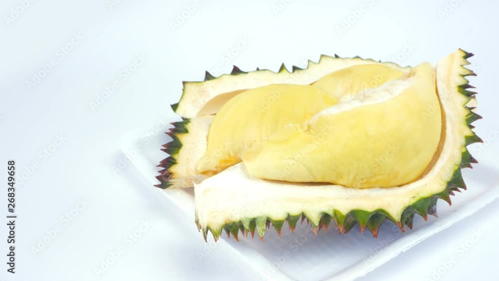 King of fruits, Durian on white background. King of fruits, Durian on white background.