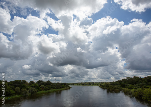Landscape at the Caprivi Strip in northern Namibia