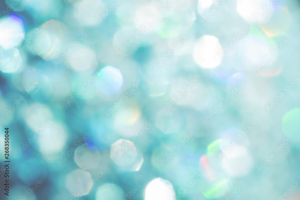 Blur background. Blue sequins. bokeh Blur background. Blue sequins. bokeh