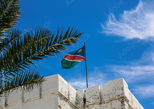 Old german Fort Namutoni at the Etosha-Nationalpark in northern Namibia photo