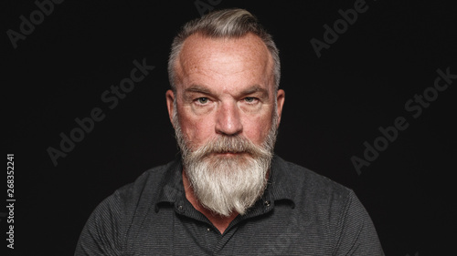Senior man with a beard
