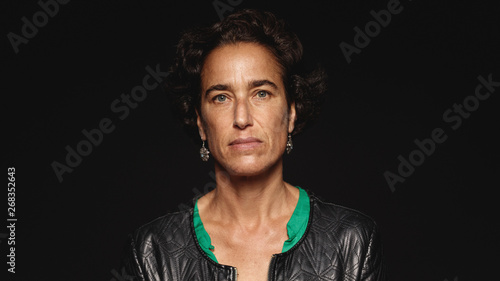 Portrait of a woman in jacket