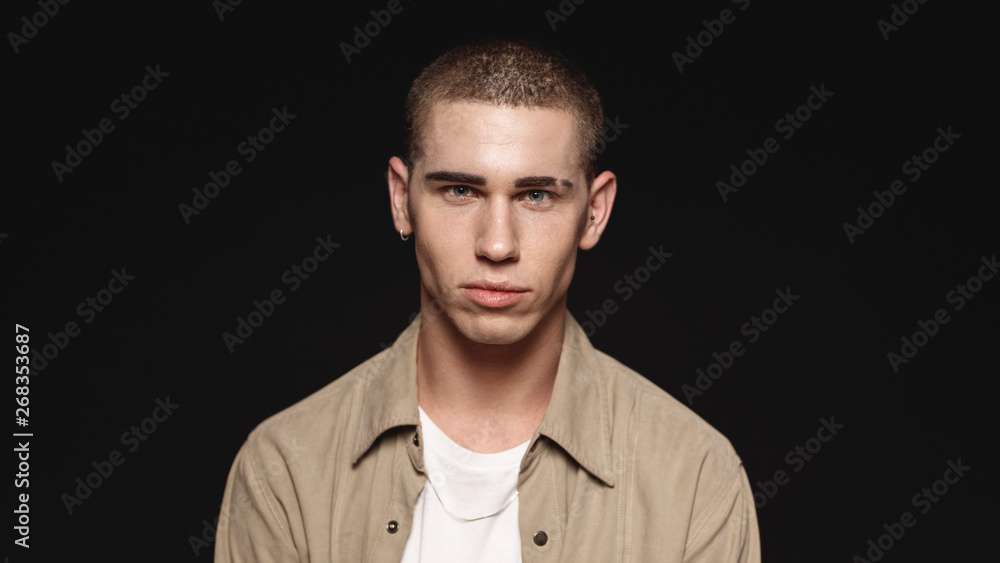Obraz premium Portrait of caucasian man