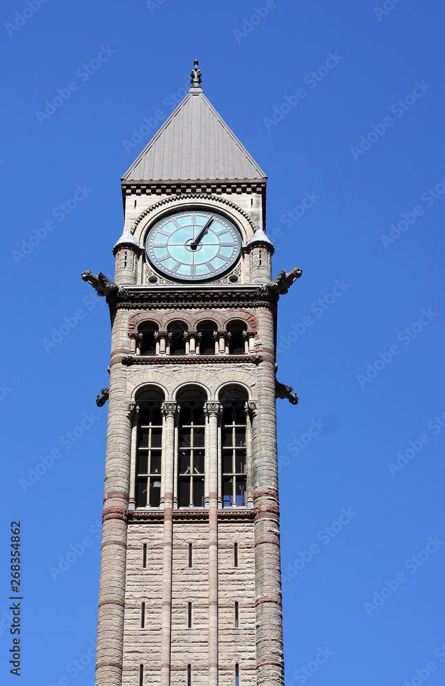 clock tower in Toronto, Canada