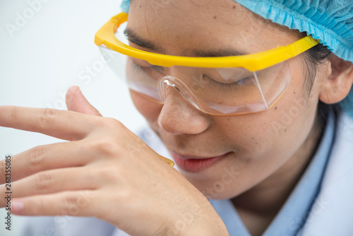 the scientist, dermatologis...