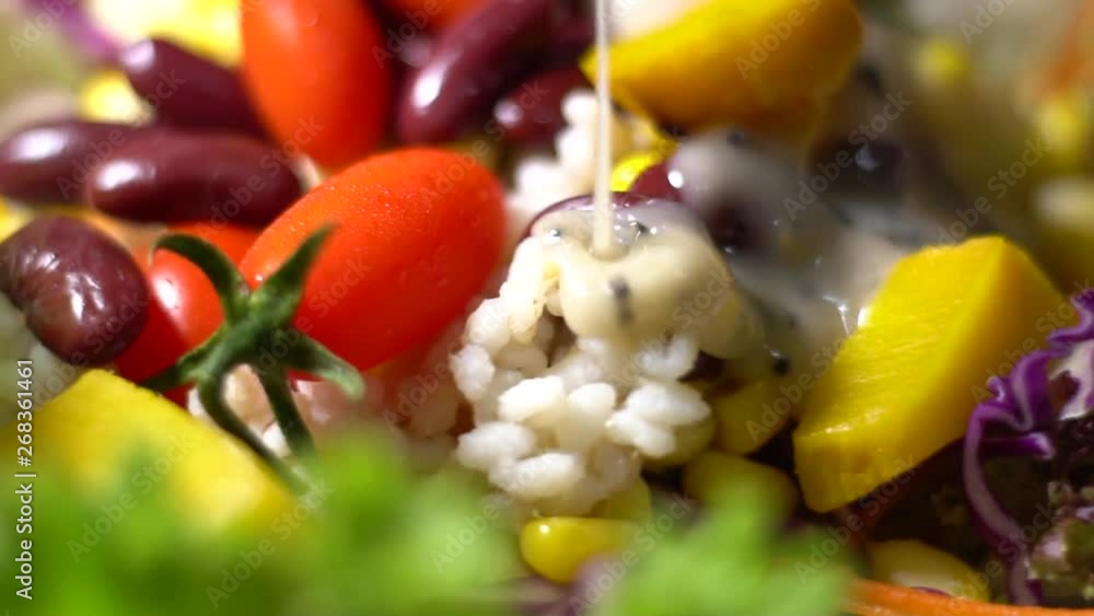 Close up of vegetables salad, heathy food concept. Close up of vegetables salad, heathy food concept.