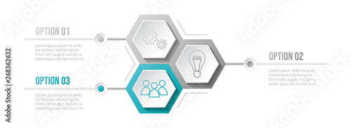 Business infographic template. Vector