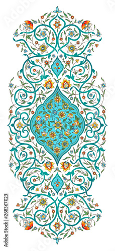 Element, arabesque for design template. Ornament in Eastern style.