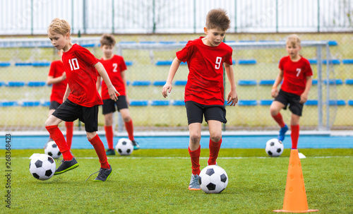 Soccer training for kids © matimix