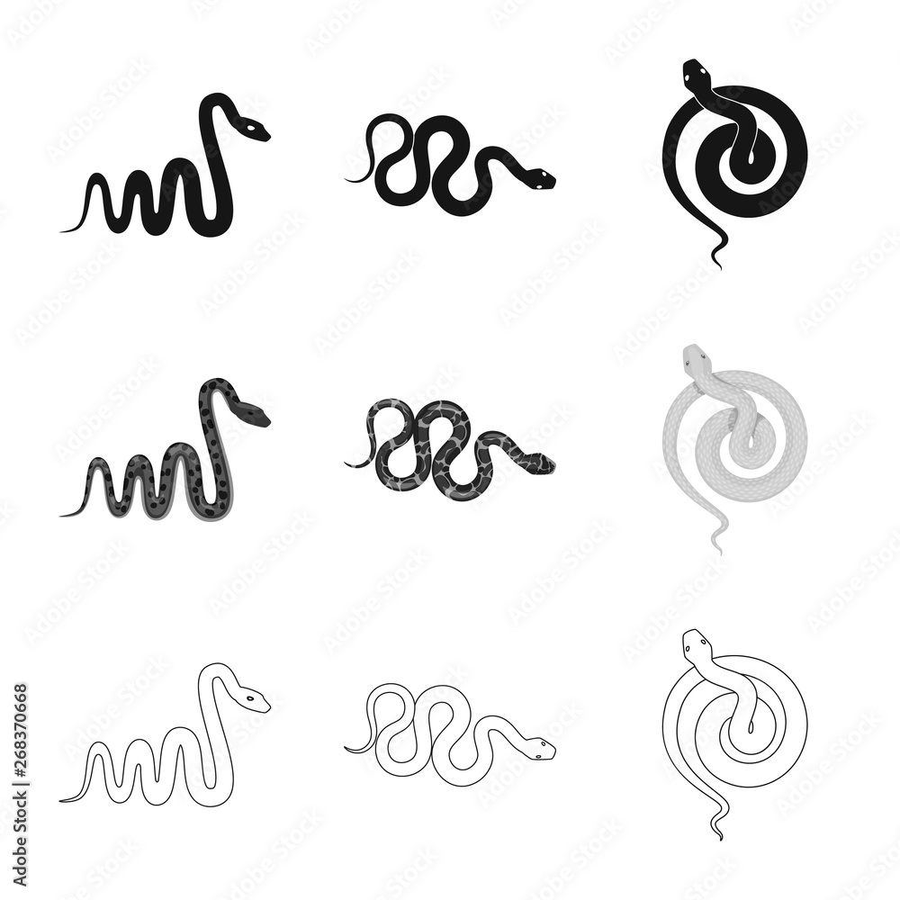 Vector illustration of mammal and danger logo. Set of mammal and medicine stock vector illustration. Vector illustration of mammal and danger logo. Set of mammal and medicine stock vector illustration.