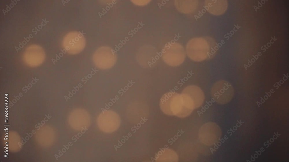 Christmas lights garland in defocus Christmas lights garland in defocus