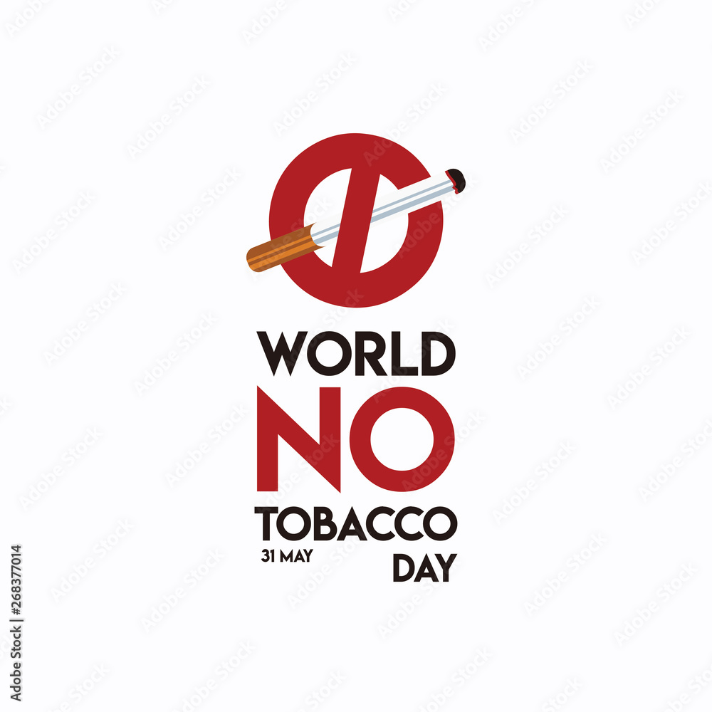 World No Tobacco Day Vector Template Design Illustration World No Tobacco Day Vector Template Design Illustration