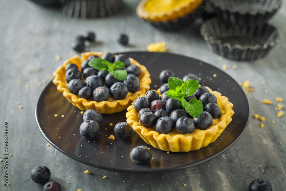 Little blueberries tarts Little blueberries tarts