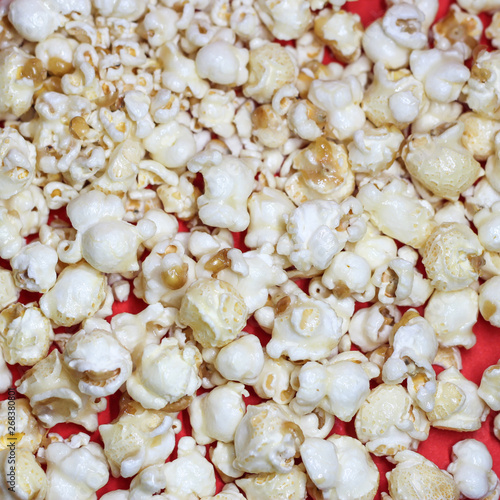 popcorn texture, Caramel Popcorn.