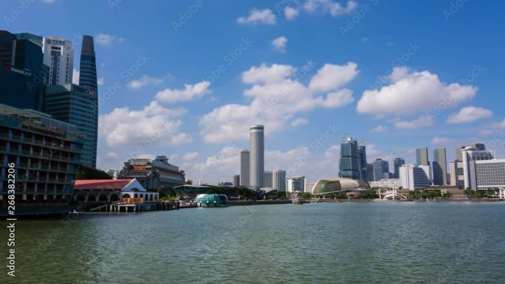 Timelapse of Marina Bay and Singapore Skyline Timelapse of Marina Bay and Singapore Skyline