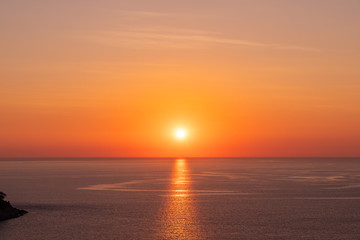 Keuken achterwand Strand zonsondergang Zonsondergang Andamanse Zee in Phuket  © wirojsid