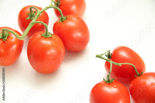 Fresh Tomatoes in an Isolated Background. Healthy Diet.