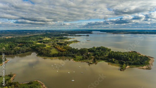 beach and river