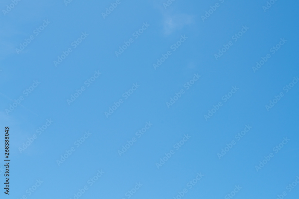 blue clear sky texture and background