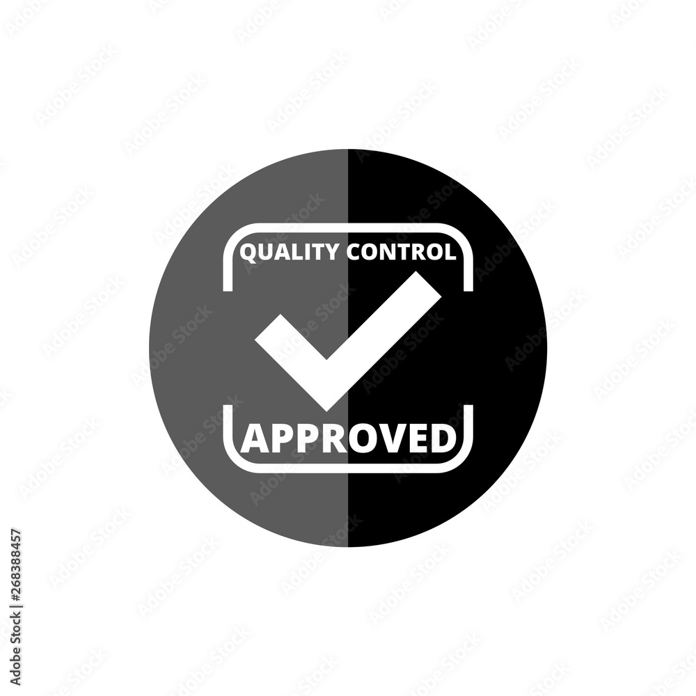 Black Approved Stamp Check Mark Black Approved Stamp Check Mark