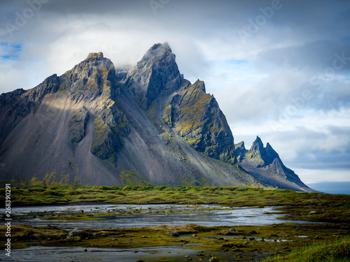 Mountains at Stokksnes in Iceland