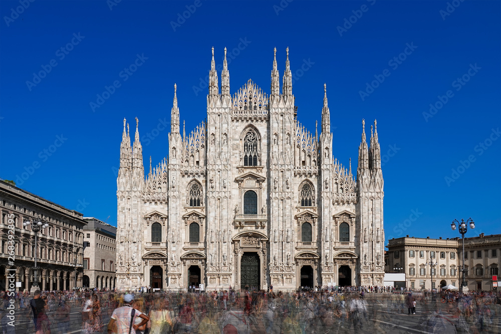 beautiful cathedral in Milan Italy