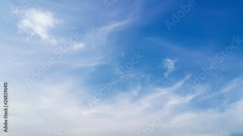 blue sky with clouds