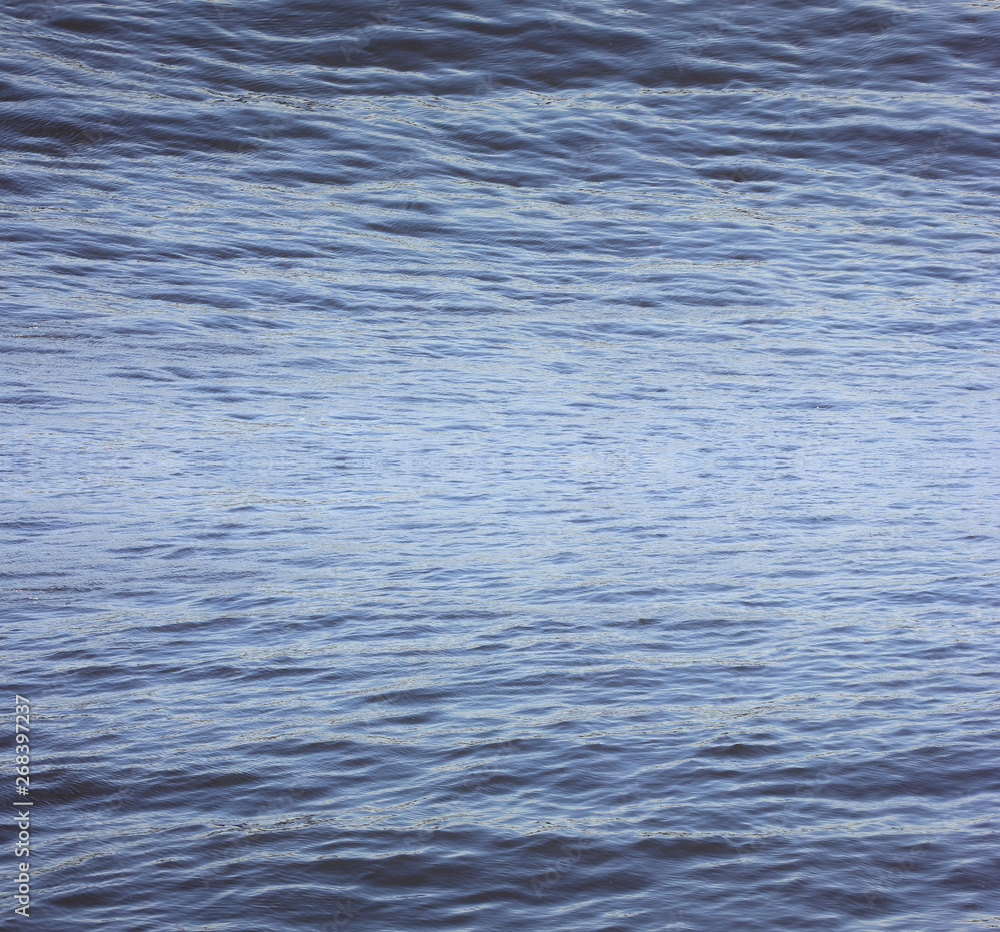 Naklejka premium Water surface abstract gradient blue background 
