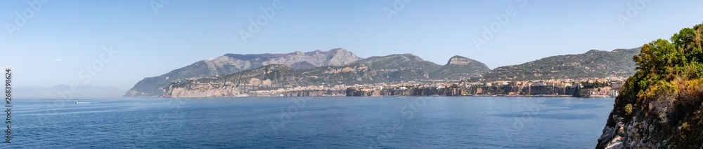 the city of Sorrento on the Amalfi Coast
