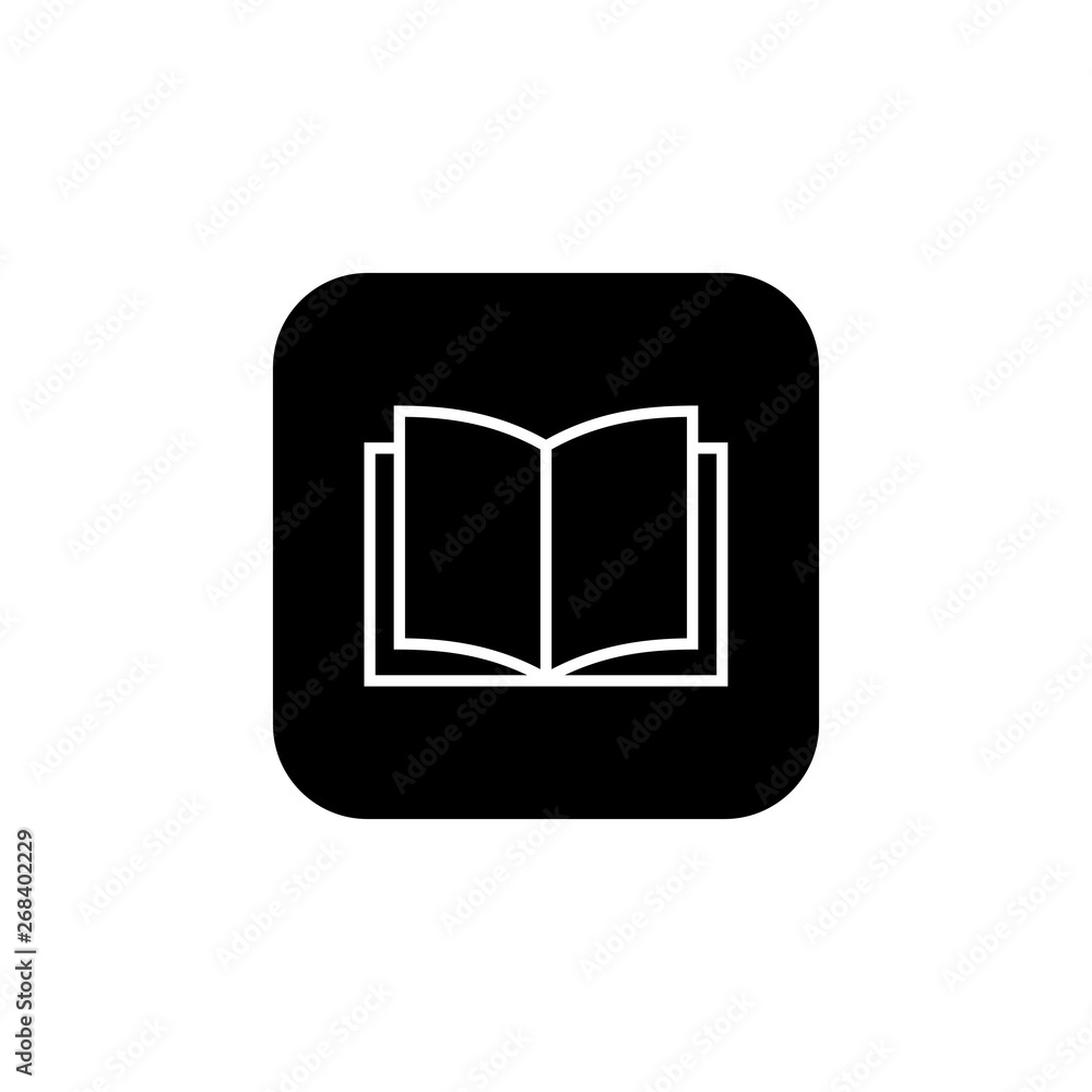 Book icon vector. Book icon isolated Book icon vector. Book icon isolated